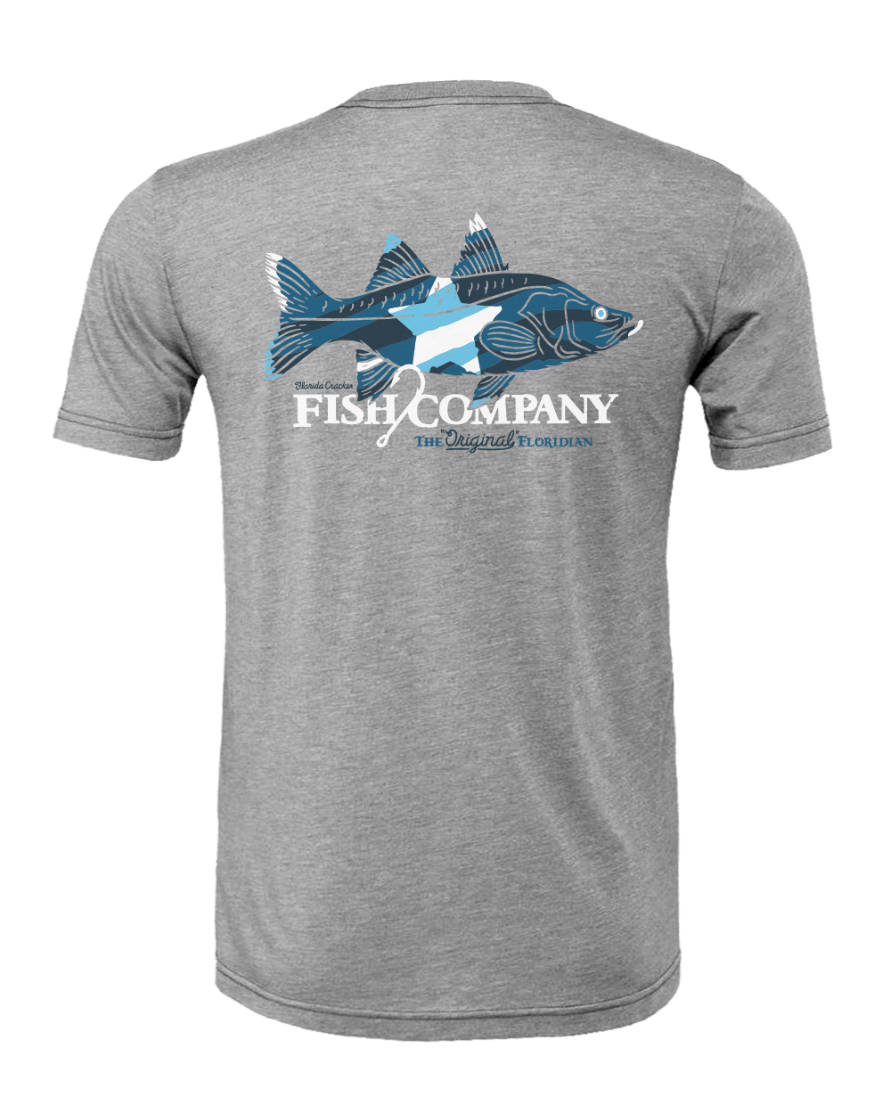 LIMITED FISH SNOOK SHIRT S/S - DEEP HEATHER – Florida Cracker Fish Company