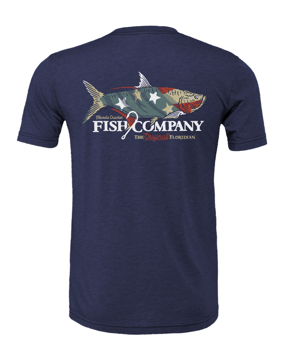 LIMITED FISH TARPON SHIRT S/S - HEATHER NAVY