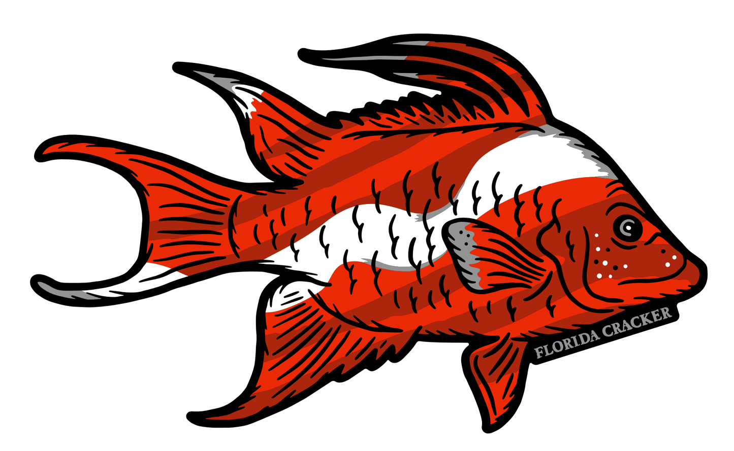 HOGFISH DIVE DECAL