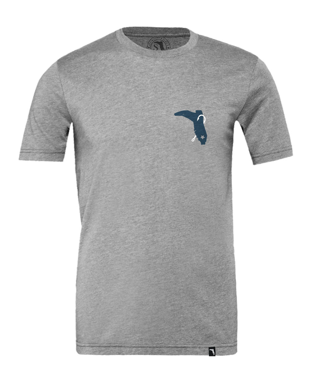 Fishing Jumping Snook Adult Short Sleeve T-Shirt-Tan-XL